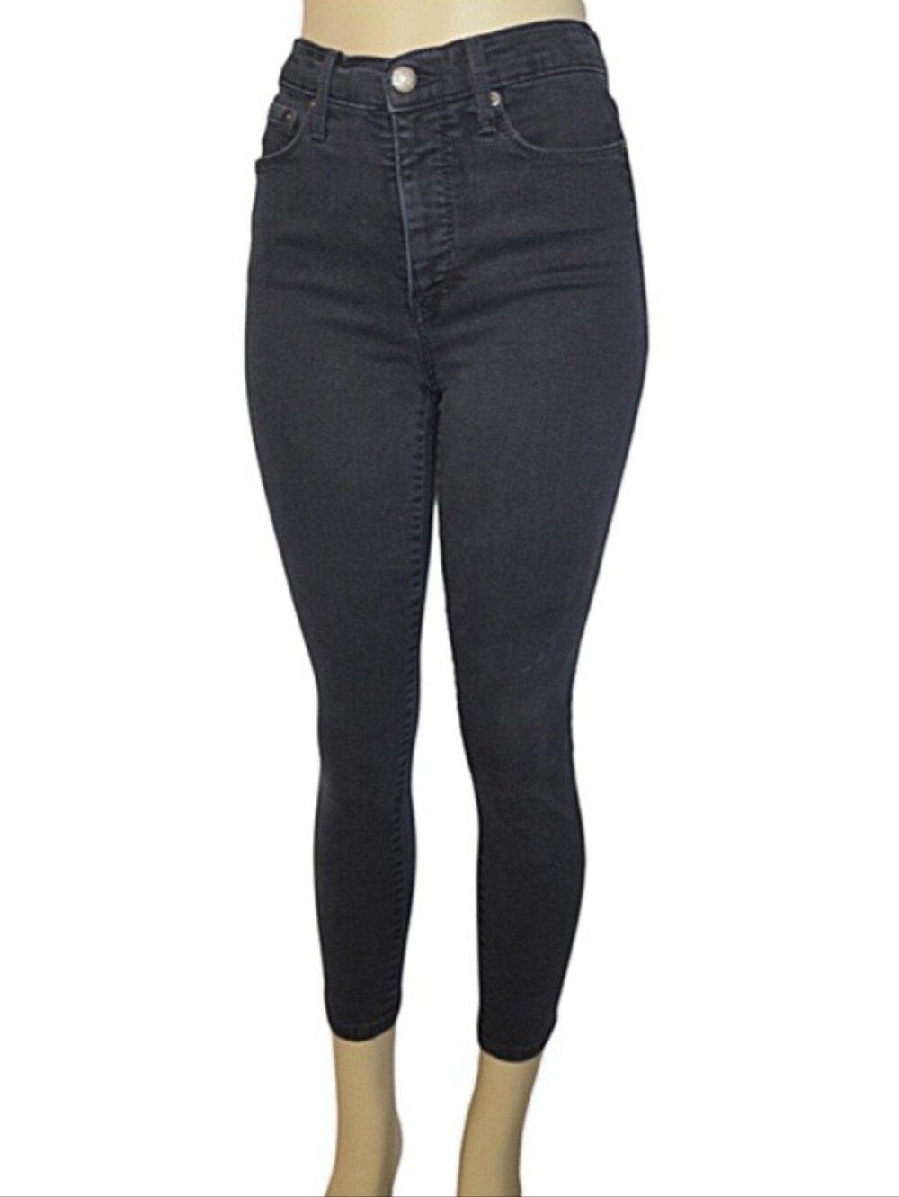 Banana Republic Women's Black High-Waisted Skinny Jeans Size 27/4